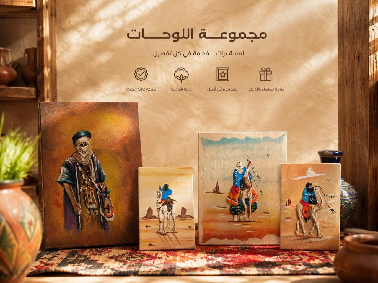 مجموعة لوحات "روح الصحراء"